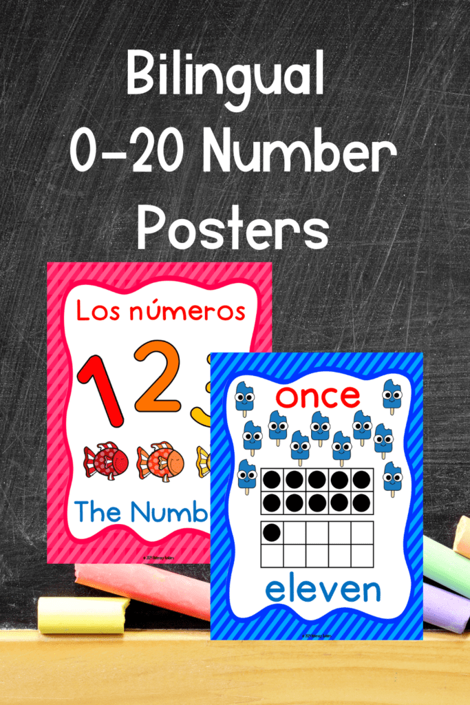 Biilteracy Builders 0-20 number posters