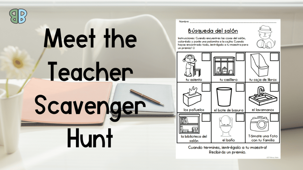 Meet the Teacher Scavenger Hunt - Biliteracy Builders Blog